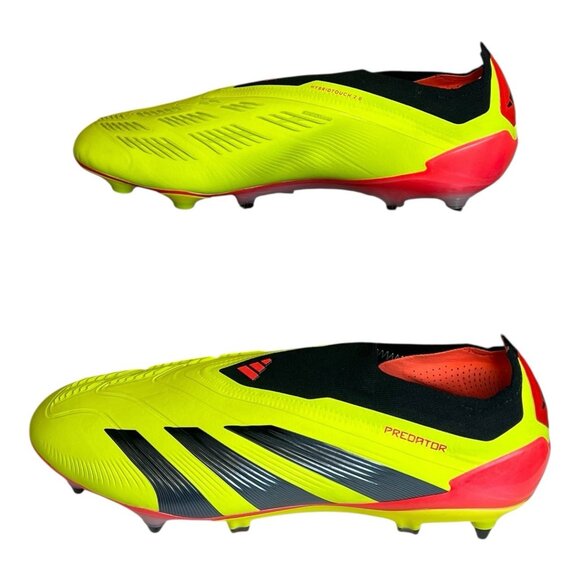 adidas Predator Elite Laceless SG IE0046 Soccer Cleats Citrus Energy Men Sz 13 - Picture 5 of 11
